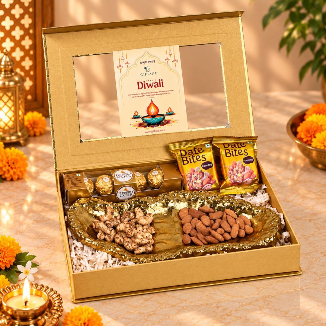 Golden Gourmet Diwali Gifts for Clients