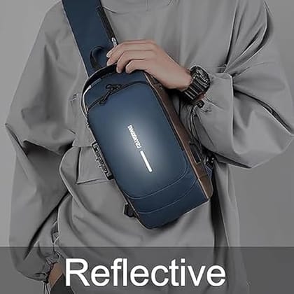 Unisex Sling Bag with USB Charging port Shoulder Backpack With Multifunctional for Travel, Hiking, Camping, Daily Out, Crossbody Chest Bags, Waterproof Unisex Sling Bag with USB Charging port Shoulder Backpack With Multifunctional for Travel, Hiking, Camping, Daily Out, Crossbody Chest Bags, Waterproof
