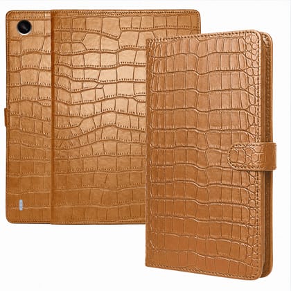 fonfox Premium tablet flip Cover Compatible With SAMSUNG A9+ tablet | Premium Croc Texture Leather Case with Magnetic Lock & Stand | Shockproof Protective Wallet Case fonfox Premium tablet flip Cover Compatible With SAMSUNG A9+ tablet | Premium Croc Texture Leather Case with Magnetic Lock & Stand | Shockproof Protective Wallet Case