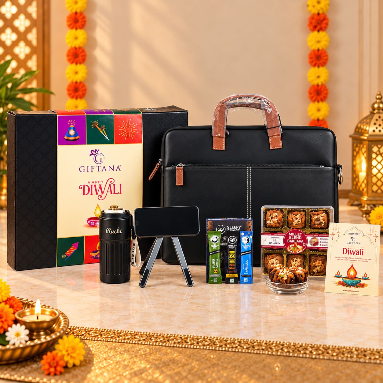 Executive Brew & Workday Essentials Corporate Diwali Gift Hampers
