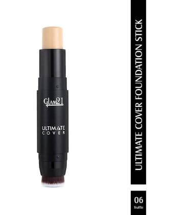 Glam21 Ultimate Cover Foundation Stick Long Lasting Formula For All Skin Tone 8gm Truffle-06