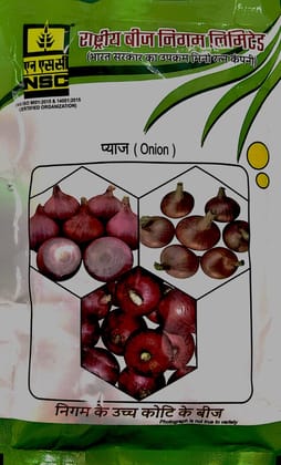 Nsc Onion Variety Bhima Dark Red High Quality Tl Seed 100 Gms Pouch