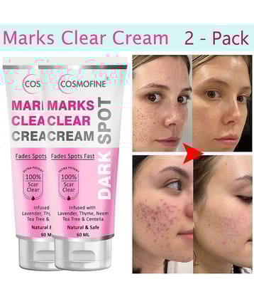 COSMOFINE Marks Clear Cream, Pigmentation Removal & Anti Acne Day Cream All Skin Type Neem (60 ml)