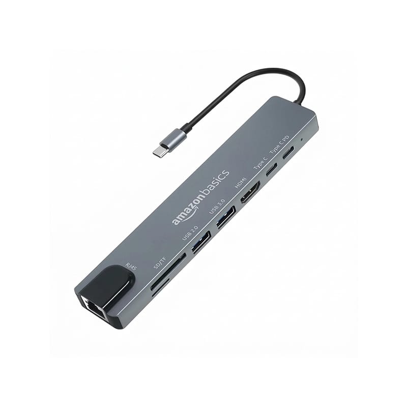 Amazon Basics 8 in 1 USB C Hub