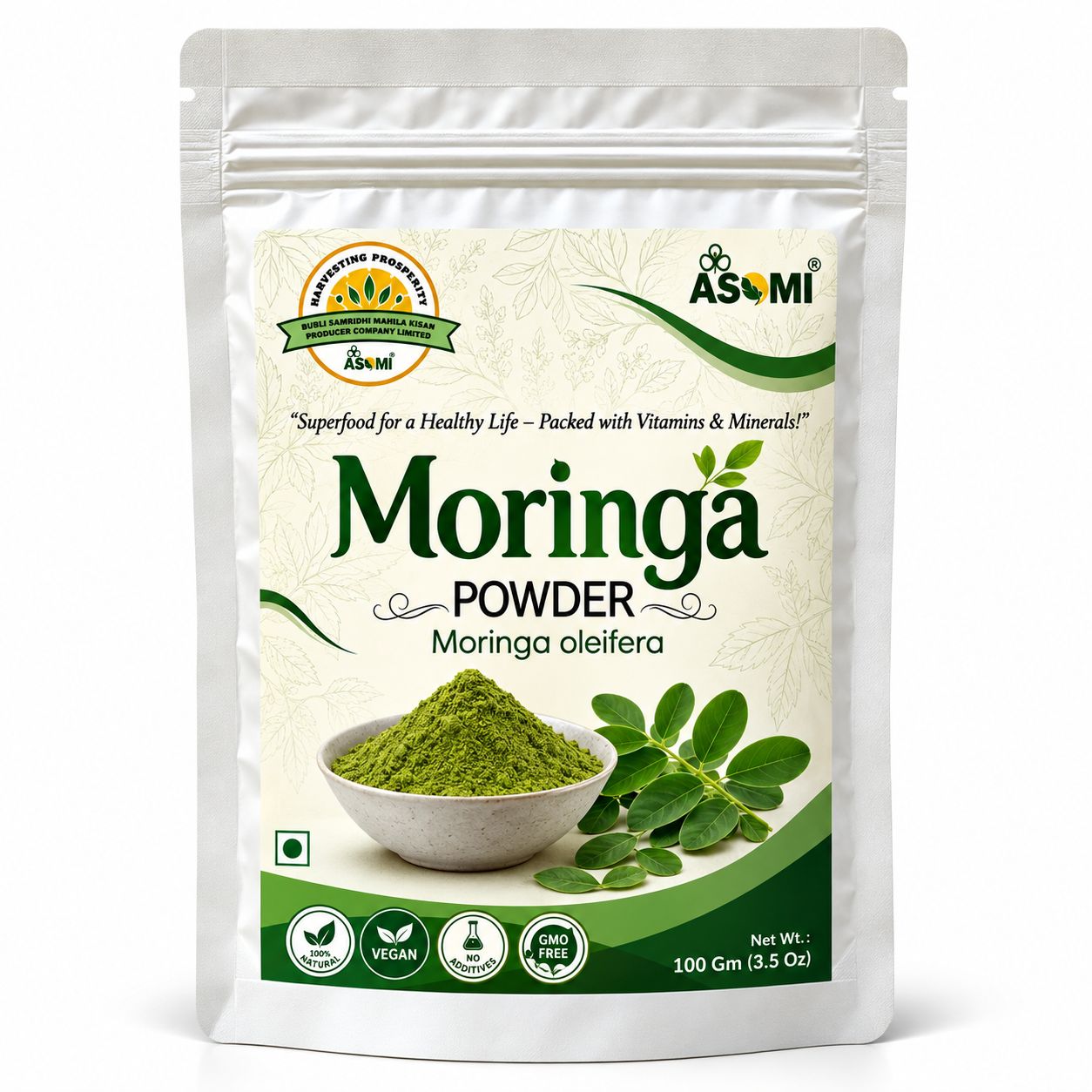 Moringa Powder - Handcrafted by Rural Women of Assam