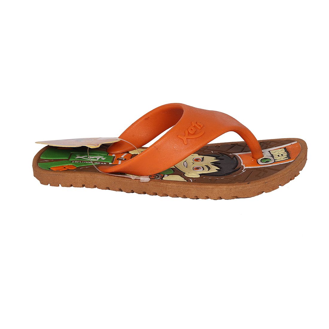 KATS SLIPPER KIDS TAN BOYS KV-402
