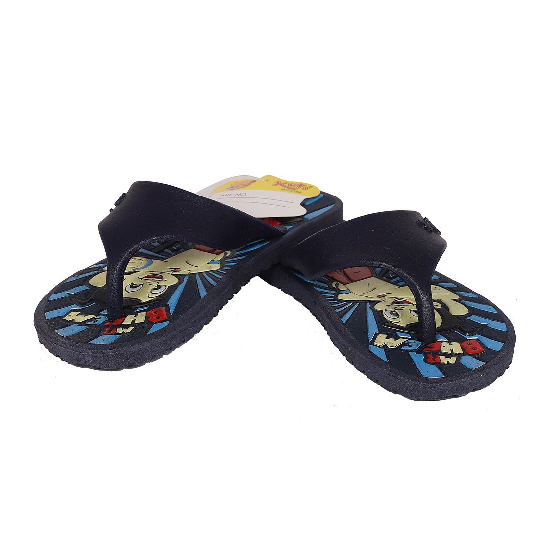  KATS Chhota Bheem themed children's  Navy SLIPPER BOYS KV-403