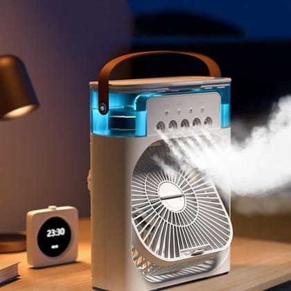 Portable Personal Air Cooler with 5-Spray Misting Fan Portable Personal Air Cooler with 5-Spray Misting Fan