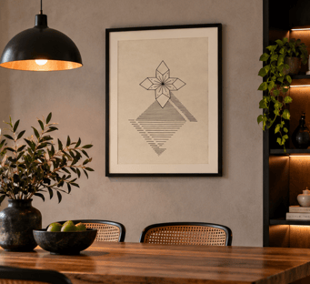 Floral Geometry Harmony