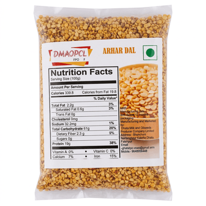 Toor Dal Split Pigeon Peas 1 Kg