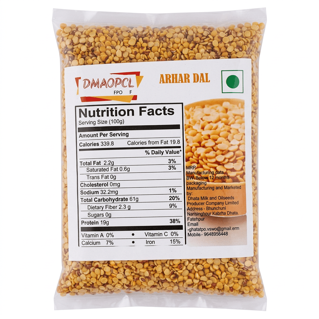 Toor Dal Split Pigeon Peas 1 Kg