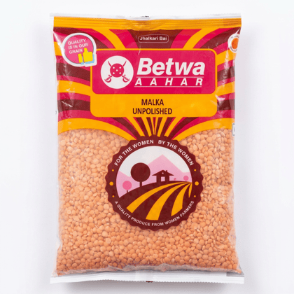 Betwa Aahar Malkha Unpolished Lentils - Quality from Women Farmers 500 Gram Betwa Aahar Malkha Unpolished Lentils - Quality from Women Farmers 500 Gram