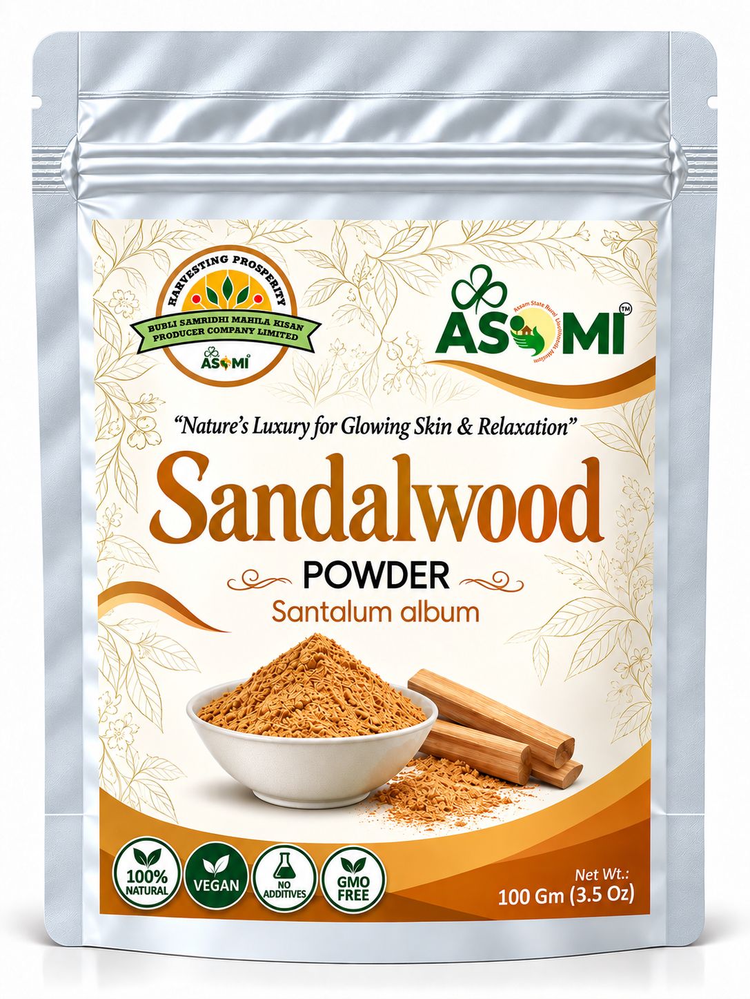 Sandalwood Powder - Handcrafted by Rural Women of Assam