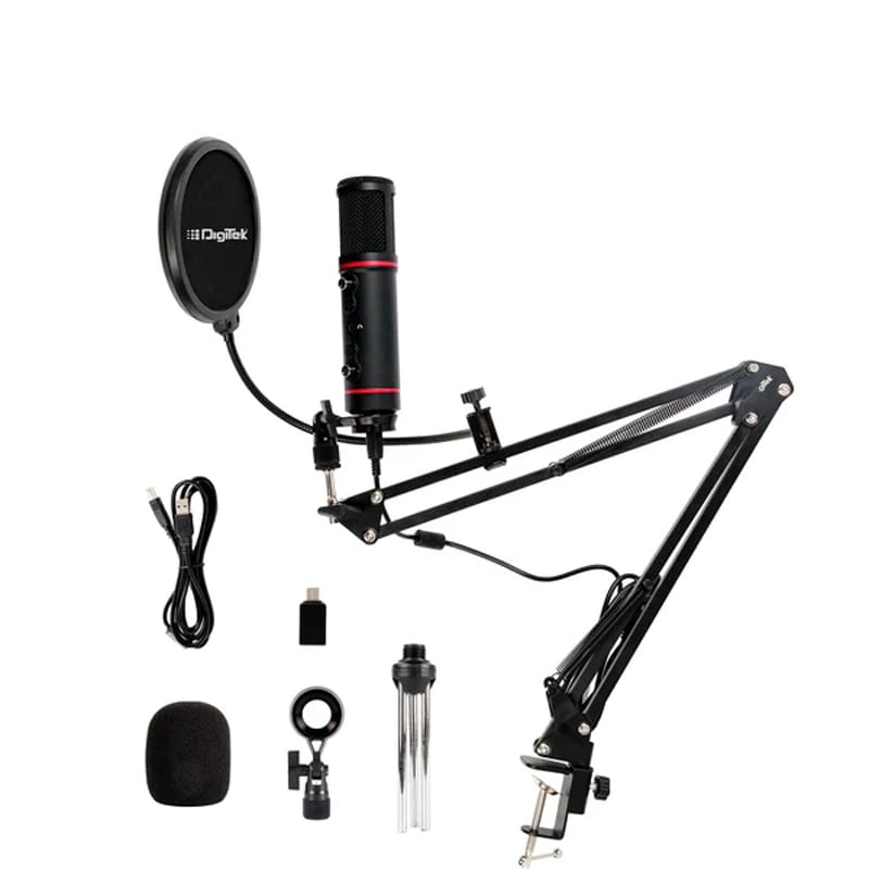 Digitek (DM 501) USB Podcast & Gaming Condenser Microphone Kit