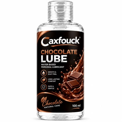 Caxfouck Chocolate Personal Intimate Lube Gel 100 ml Smooth Feel & Everyday Comfort (Set Of 1)