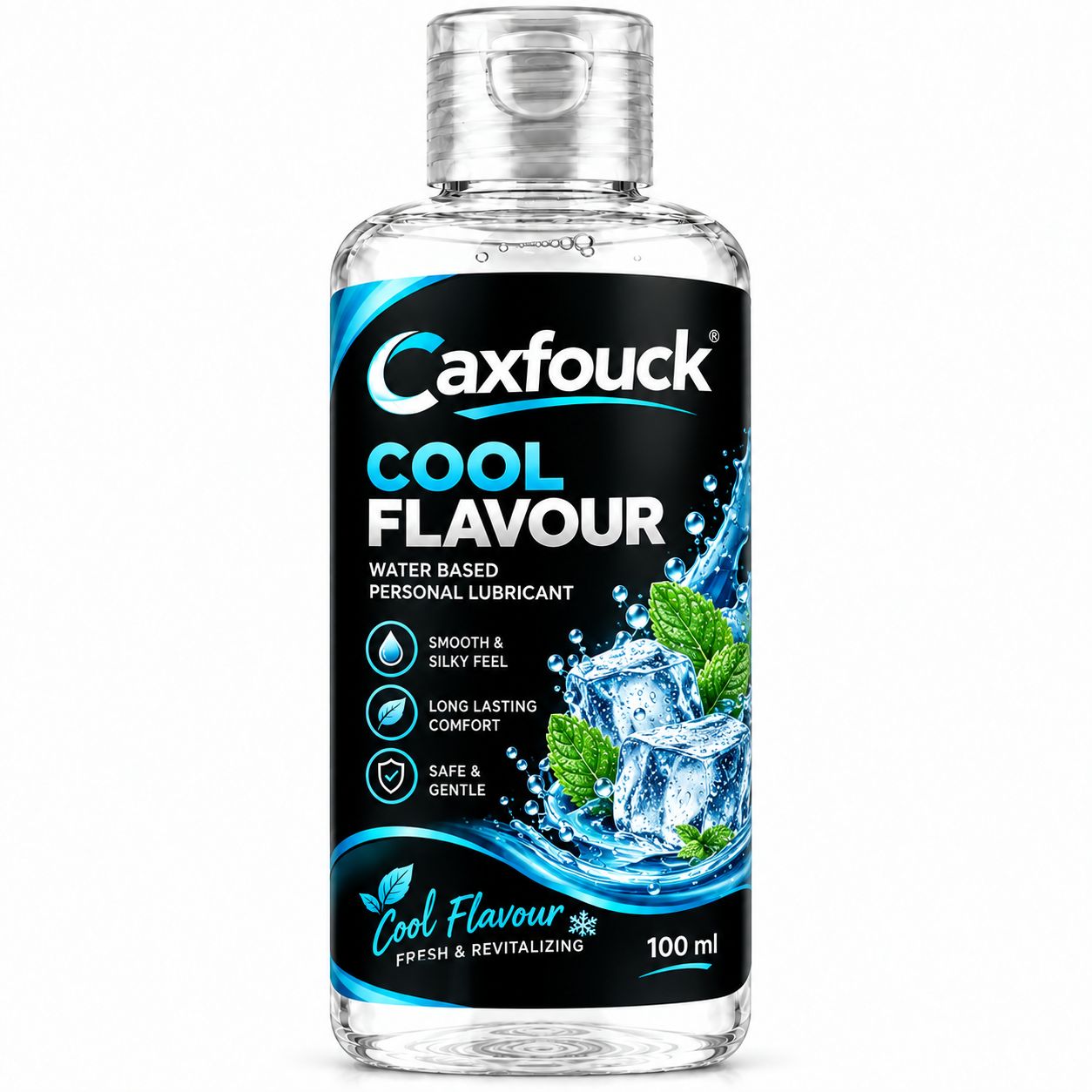 Caxfouck Cool Personal Intimate Lube Gel 100 ml Smooth Feel & Everyday Comfort (Set Of 1)