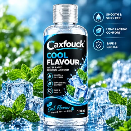Caxfouck Cool Personal Intimate Lube Gel 100 ml Smooth Feel & Everyday Comfort (Set Of 1)