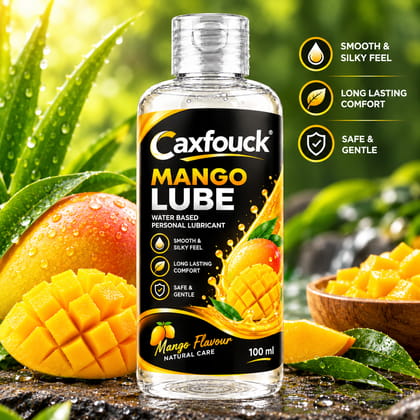 Caxfouck Mango Personal Intimate Lube Gel 100 ml Smooth Feel & Everyday Comfort (Set Of 1)