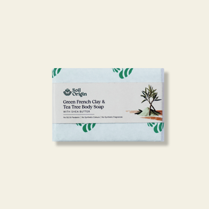 Green French Clay & Tea Tree Body Soap With Shea Butter - 100 Gm (pack of 2) Green French Clay & Tea Tree Body Soap With Shea Butter - 100 Gm (pack of 2)