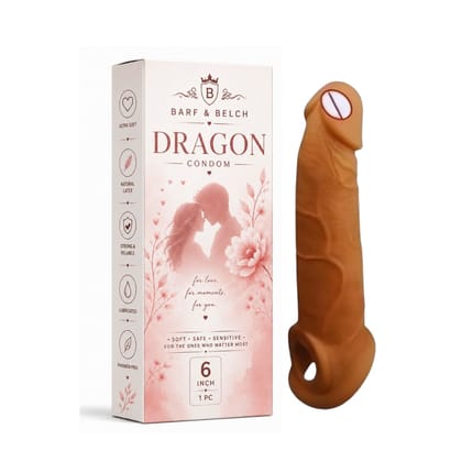 Dragon Condam For Men 6-inch for regular use | Ultra Soft | Long Lasted