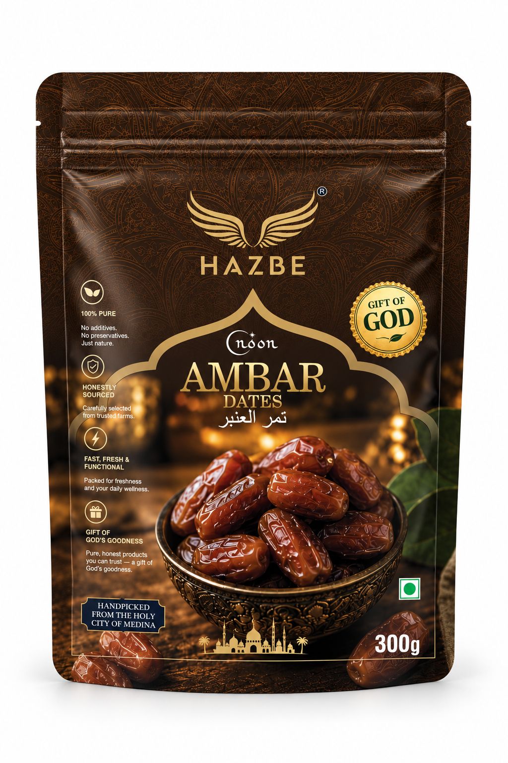HAZBE Noon Ambar Dates (300gm)