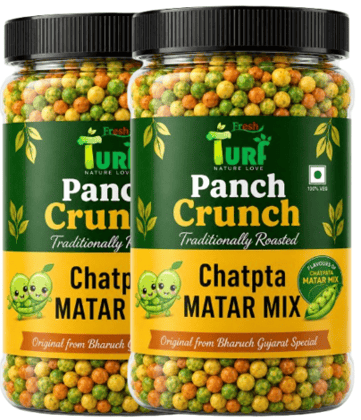 Turf Fresh Premium Panch Crunch MatarMix | Bharuch Special Roasted Five Floavours Chatpta PeasMix | High Panch Protein CrunchyMix Snack | Healthy & Tasty MixNamkeen | Power Packed Anytime Snack Turf Fresh Premium Panch Crunch MatarMix | Bharuch Special Roasted Five Floavours Chatpta PeasMix | High Panch Protein CrunchyMix Snack | Healthy & Tasty MixNamkeen | Power Packed Anytime Snack