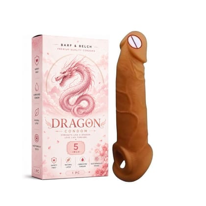 Dragon Silicone Intimate Condom 5 Inch | 1 Piece Silicone Adult Product | Dragon Personal Wellness Product Dragon Silicone Intimate Condom 5 Inch | 1 Piece Silicone Adult Product | Dragon Personal Wellness Product