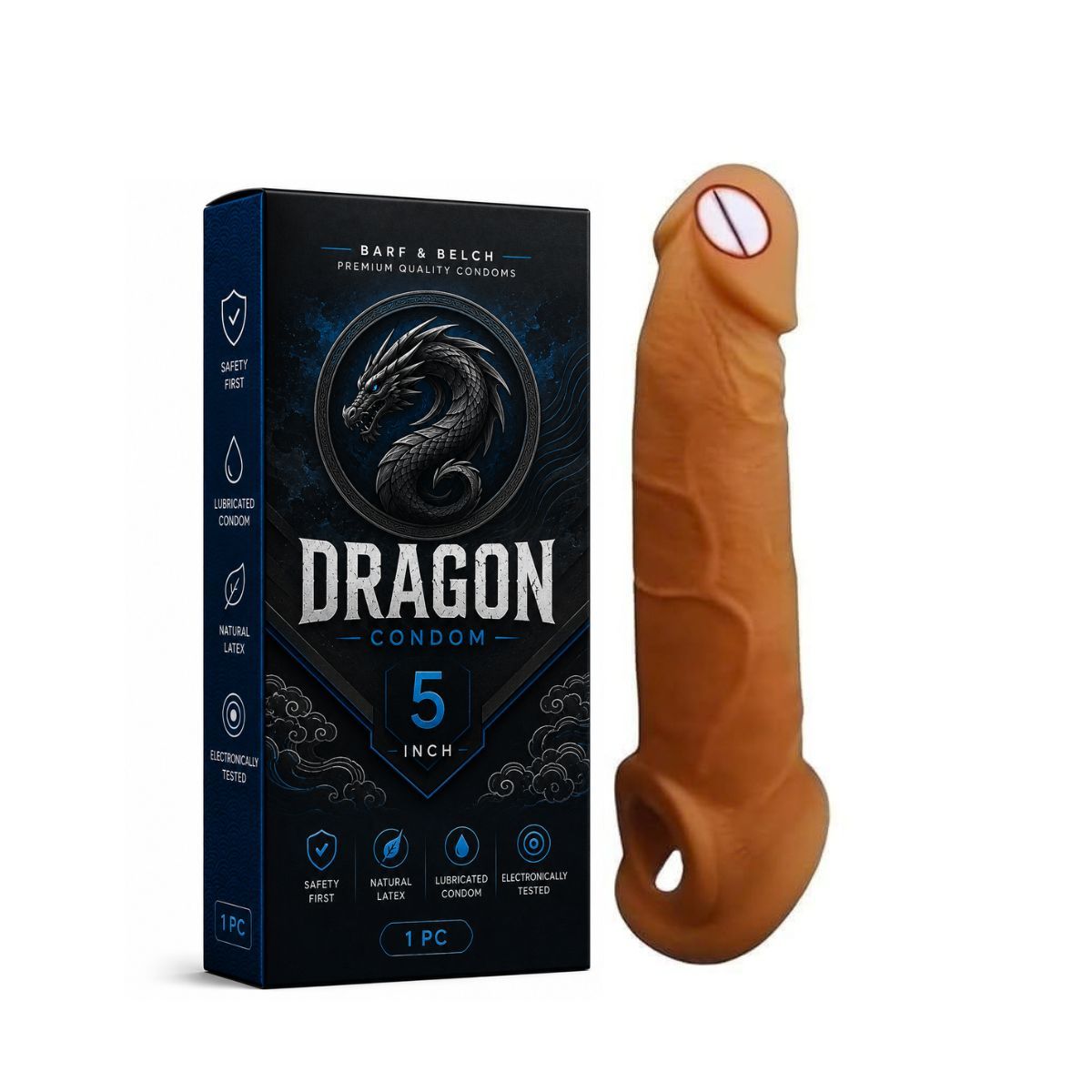Dragon 5 Inch Textured Personal Care Product