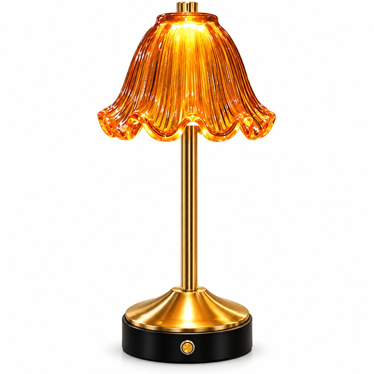Decorative Table Lamp – Elegant Gold Finish