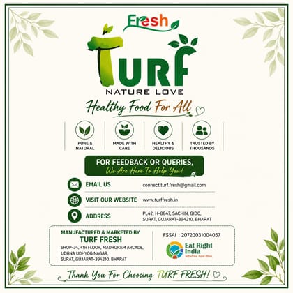 TURF FRESH - Premium Roasted Peanut| Khari Sing - Chakna Dana Chana | Bharuch Gujarat Special