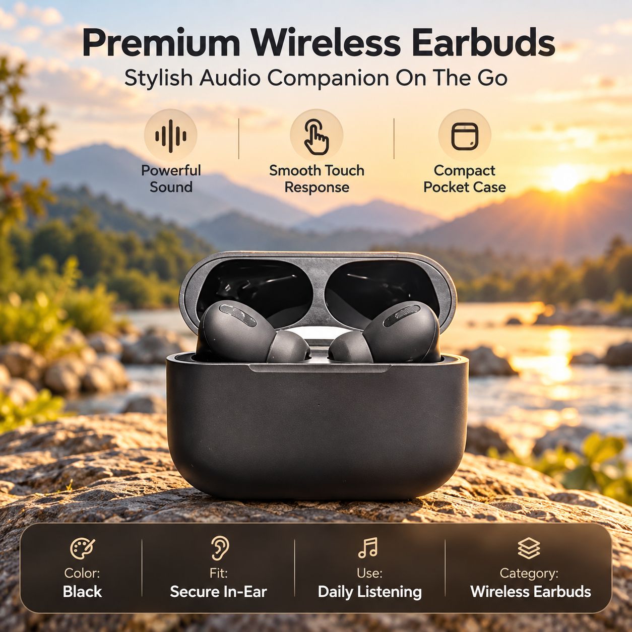 Airpods Pro Tws Bluetooth Earbuds Super Sound Quality - White