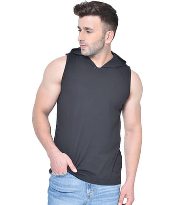 Chkokko Pack of 1 Cotton Blend Tank For Men ( Navy )