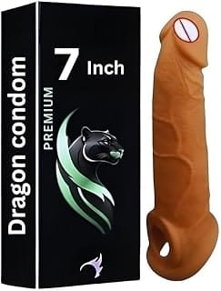 INFINITY LOVE Dragons Condome For Men 8 inch for regular use Ultra Soft | Long Lasted | Extra Pleasure Extra size |