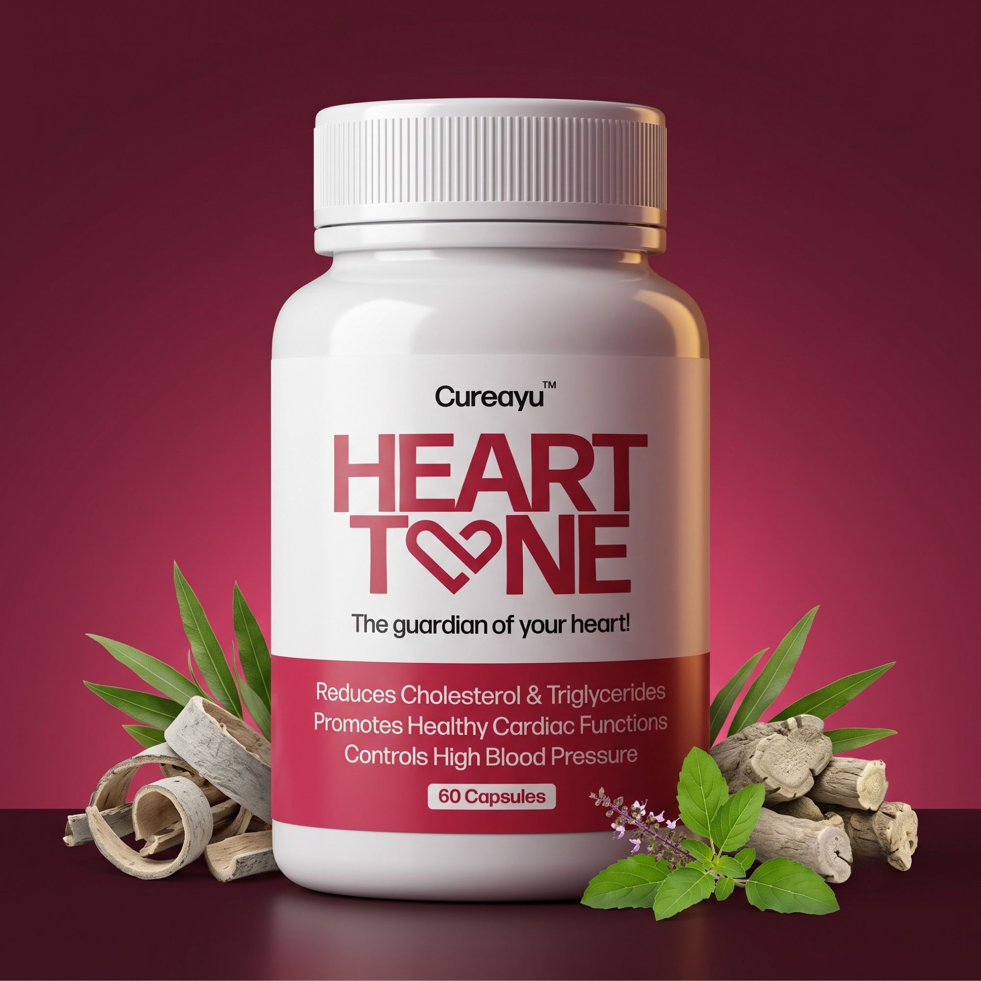 Heart Tone Capsules | Lowers Cholesterol & Controls Blood Pressure