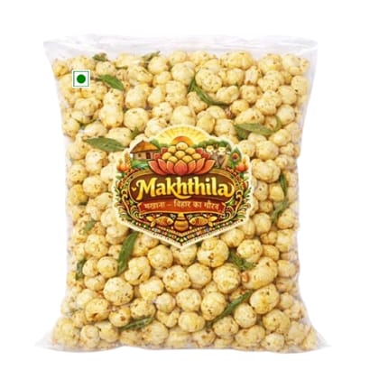 MAKHTHILA - Premimum Roasted Masala Makhana – Crunchy, Flavorful & Protein-Rich Snack | Lotus Seed with Kadhi Patta Fry