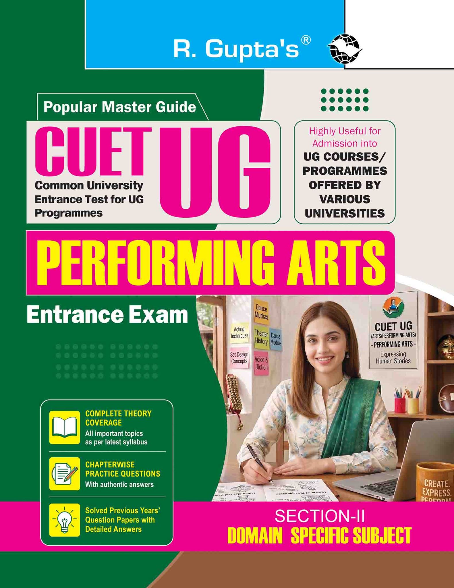 CUET-UG: PERFORMING ARTS (Section-II) Entrance Test Guide (R-2705)