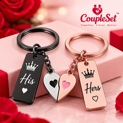 His & Hers Couple Keychain Set – Matching Keychains for Couples His & Hers Couple Keychain Set – Matching Keychains for Couples