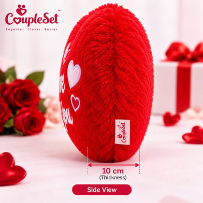 I Love You Heart Shape Pillow – 30 cm | Romantic Cushion Gift for Loved Ones I Love You Heart Shape Pillow – 30 cm | Romantic Cushion Gift for Loved Ones