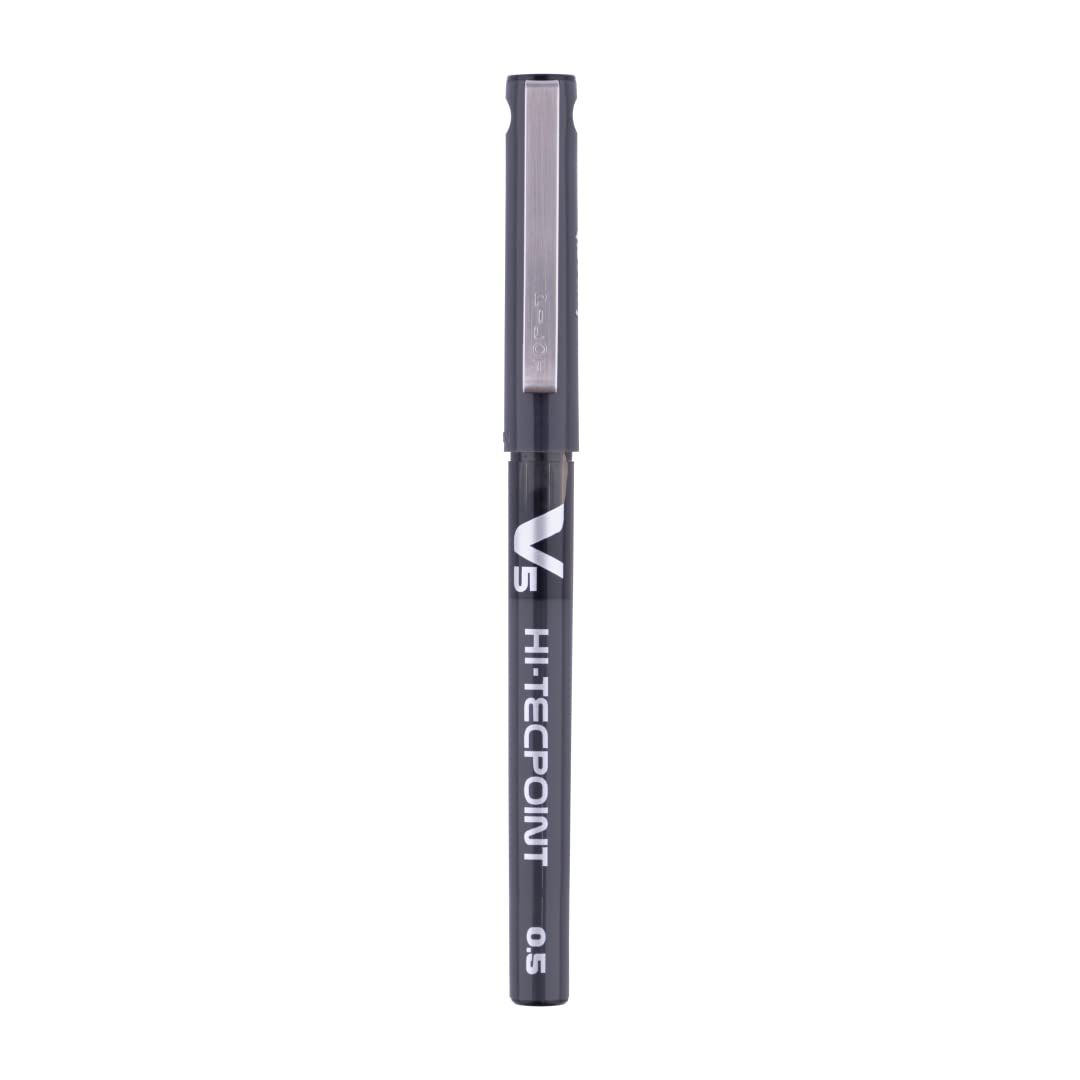 Pilot Black Hi-Tecpoint V5 0.5mm Ink Roller Ball Pen