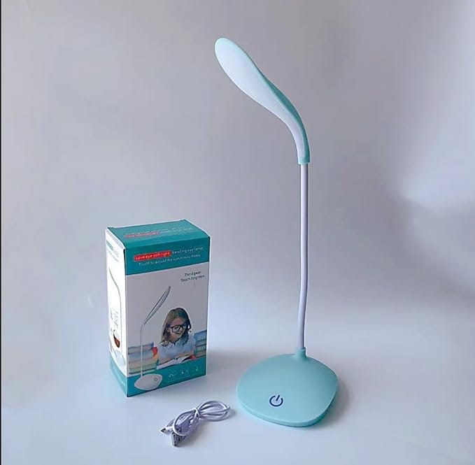 LED Study Table Lamp | Flexible Neck Adjustable Desk Lamp for Reading, Study & Office