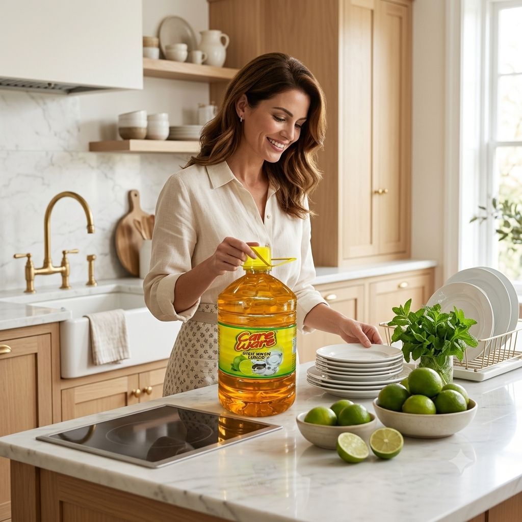 Care Ware Dishwash Liquid 4ltr. (Yellow)