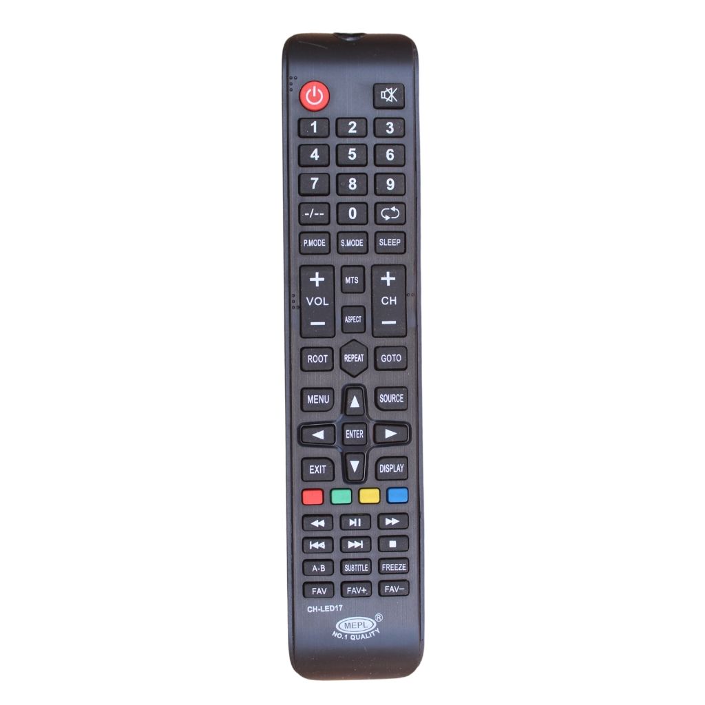 V3Deals Remote Control Compatible with Mitsun/Geestar/ Santhosh 1078/SGUV Led/Hitsan/ Vise/China/Chinese Assembled LED/LCD/HD/Android Smart Tvs (China Led 17)