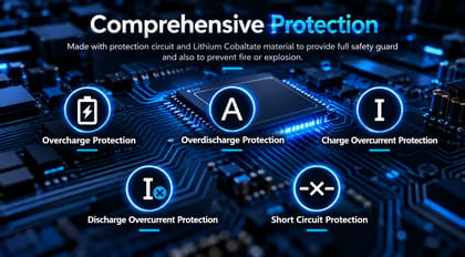 Itel Premium Li-ion Battery - 300-500 Cycle Lifespan