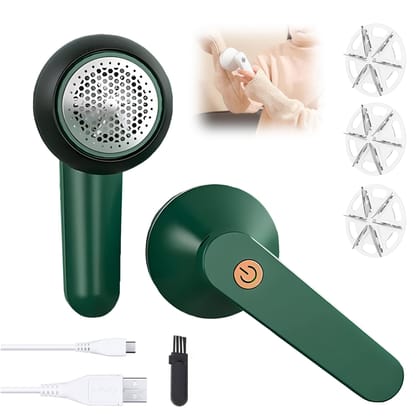 Electric Fabric Lint Remover & Clothes Shaver | USB Rechargeable Sweater, Wool & Garment Fuzz Remover with Cleaning Brush Electric Fabric Lint Remover & Clothes Shaver | USB Rechargeable Sweater, Wool & Garment Fuzz Remover with Cleaning Brush