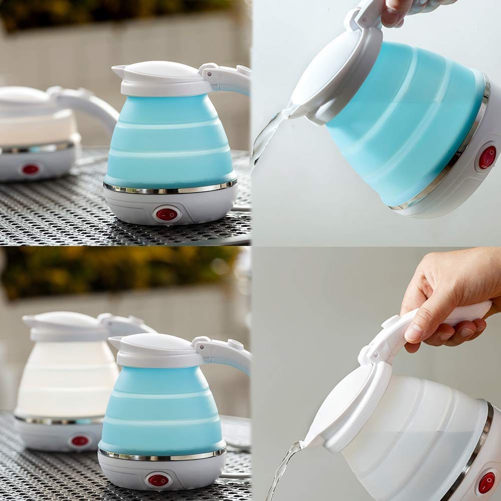 Portable Foldable Electric Kettle | Travel Water Boiler | Compact Hot Water Kettle