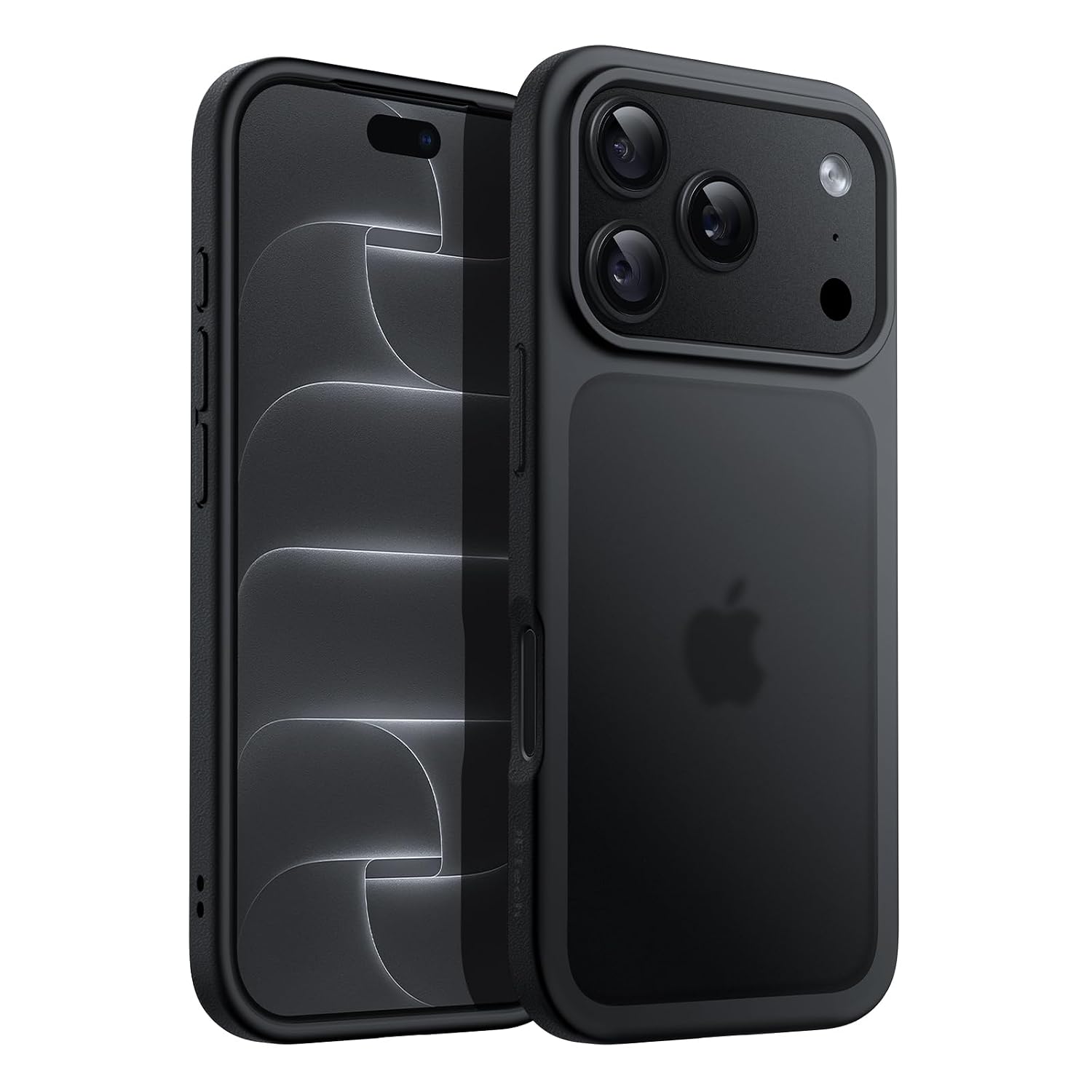 iPhone 18 Pro Black Matte Case Military Grade Drop Protection Cover
