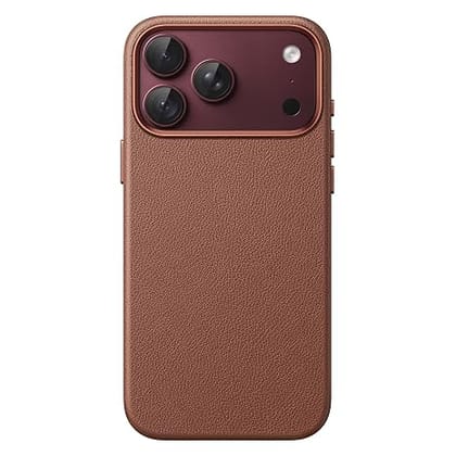 iPhone 18 Pro Leather Magnetic  Case Military Grade Drop Protection Cover