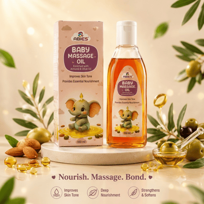 Abies Ayurvedic Baby Massage Oil Enriched with Almond and Olive Oil