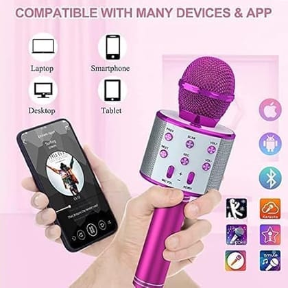 WS-858 4 Colors Handheld KTV Karaoke Mic Wireless Others Headphones