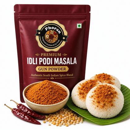 Phoran Premium Idli Podi Masala - South Indian Gun Powder | Idli, Dosa & Uttapam spice l TasteMaker